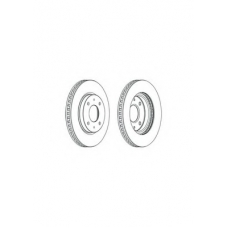 DDF1845 FERODO Тормозной диск