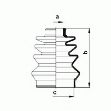 QJB982 QUINTON HAZELL Комплект пылника, приводной вал
