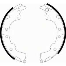 T0611101 RAMEDER Комплект тормозных колодок