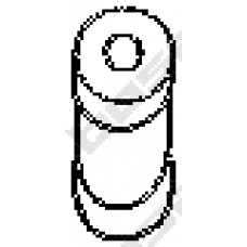 255-352 BOSAL Резиновые полоски, система выпуска