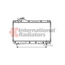 53002219 VAN WEZEL Радиатор, охлаждение двигателя