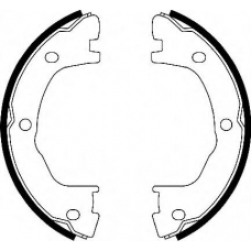 BS1140 QUINTON HAZELL Комплект тормозных колодок, стояночная тормозная с