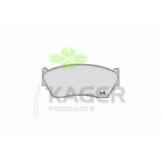 35-0289 KAGER Комплект тормозных колодок, дисковый тормоз