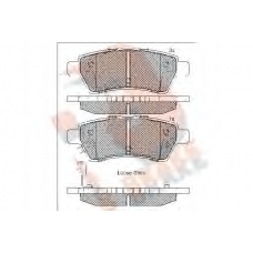 RB1934 R BRAKE Комплект тормозных колодок, дисковый тормоз