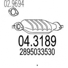 04.3189 MTS Катализатор