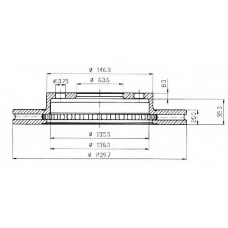 BDC3727 QUINTON HAZELL Тормозной диск