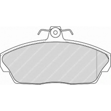 FDB1291 FERODO Комплект тормозных колодок, дисковый тормоз