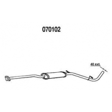 394307010200 MAGNETI MARELLI Выпускной трубопровод