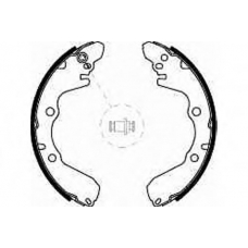 GS8587 TRW Комплект тормозных колодок