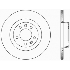 BDA2382.10 OPEN PARTS Тормозной диск