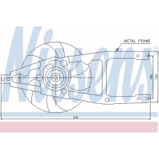 85135 NISSENS Вентилятор, охлаждение двигателя
