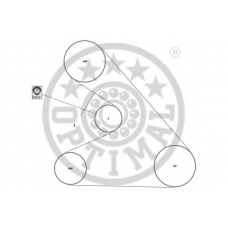 SK-1018S OPTIMAL Комплект ремня грм