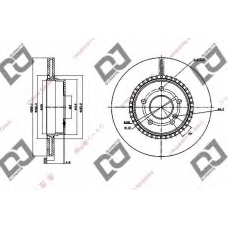 BD1142 DJ PARTS Тормозной диск