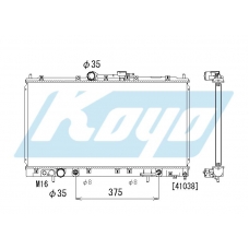 PA030924 KOYO P-tank corrugate-fin ass'y