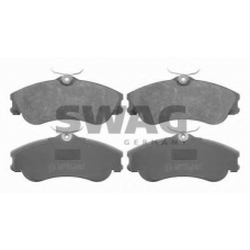 64 91 6421 SWAG Комплект тормозных колодок, дисковый тормоз