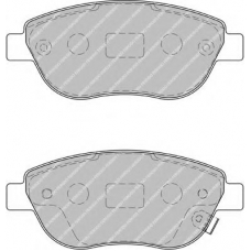 FSL1919 FERODO Комплект тормозных колодок, дисковый тормоз