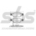 1501223502 S.b.s. Комплект тормозных колодок, дисковый тормоз