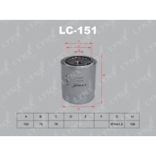 LC-151 LYNX Фильтр масляный