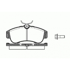 0320.00 REMSA Комплект тормозных колодок, дисковый тормоз