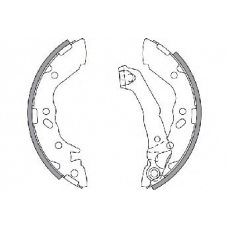 33652 SPIDAN Комплект тормозных колодок