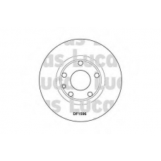 DF1596 TRW Тормозной диск