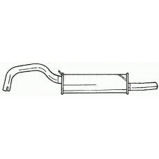 53623 SIGAM Глушитель выхлопных газов конечный