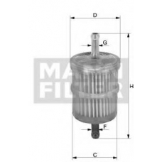 WK 32/7 MANN-FILTER Топливный фильтр; Воздушный фильтр, компрессор - п