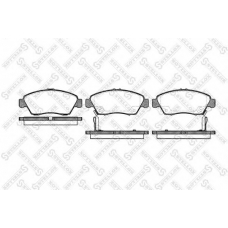 429 002B-SX STELLOX Комплект тормозных колодок, дисковый тормоз