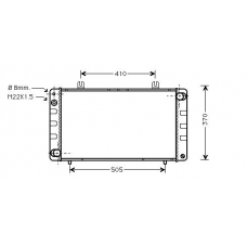 SB2010 AVA Радиатор, охлаждение двигателя