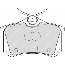 FSL4222 FERODO Комплект тормозных колодок, дисковый тормоз
