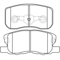 PN-3500 JNBK Колодки тормозные
