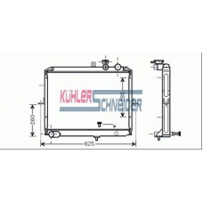 5200171 KUHLER SCHNEIDER Радиатор, охлаждение двигател