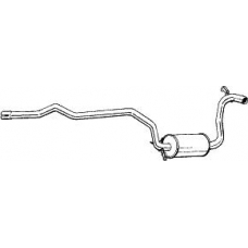 288-051 BOSAL Средний глушитель выхлопных газов