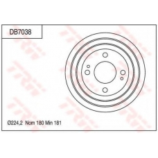 DB7038 TRW Тормозной барабан