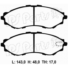 IBD-1W05 IPS Parts Комплект тормозных колодок, дисковый тормоз