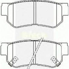 23545 00 C BRECK Комплект тормозных колодок, дисковый тормоз