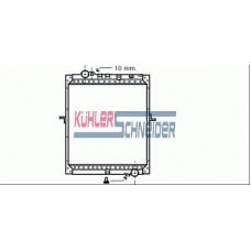 0442701 KUHLER SCHNEIDER Радиатор, охлаждение двигател