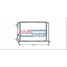 2100121 KUHLER SCHNEIDER Радиатор, охлаждение двигател