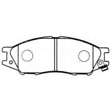 PN-2435 JNBK Колодки тормозные