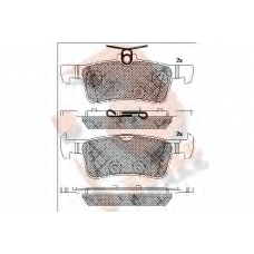 RB2174-208 R BRAKE Комплект тормозных колодок, дисковый тормоз