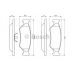 0 986 492 020 BOSCH Комплект тормозных колодок, дисковый тормоз