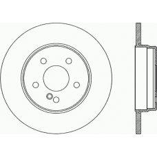 BDR1861.10 OPEN PARTS Тормозной диск