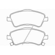 P 83 081 BREMBO Комплект тормозных колодок, дисковый тормоз