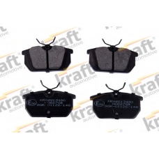6013490 KRAFT AUTOMOTIVE Комплект тормозных колодок, дисковый тормоз