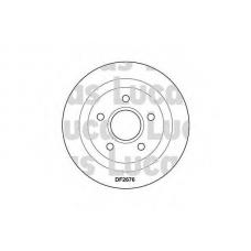 DF2676 TRW Тормозной диск