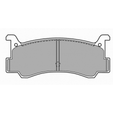 FBP-0588 FREMAX Комплект тормозных колодок, дисковый тормоз