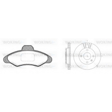 82313.00 WOKING Комплект тормозов, дисковый тормозной механизм
