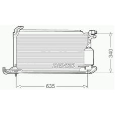 DCN32009 DENSO Конденсатор, кондиционер