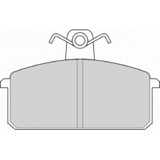 FD247N NECTO Комплект тормозных колодок, дисковый тормоз