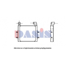 186090N AKS DASIS Масляный радиатор, двигательное масло